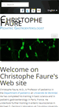 Mobile Screenshot of christophefaure.org